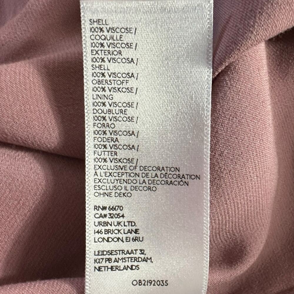 Free People Pink Skies Dainty Silky Lace Midi Dress in Nostalgia Rose XL - Picture 9 of 10